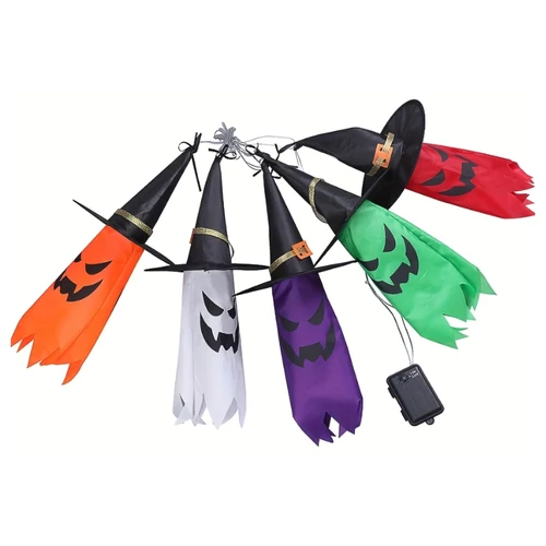 5 db világító szellem Halloween dekoráció 3 m NX4563574