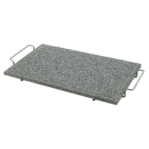 GRANIT XL gránit grilllap vájattal és tartókerettel, 50 × 30 × 1,65 cm 14071