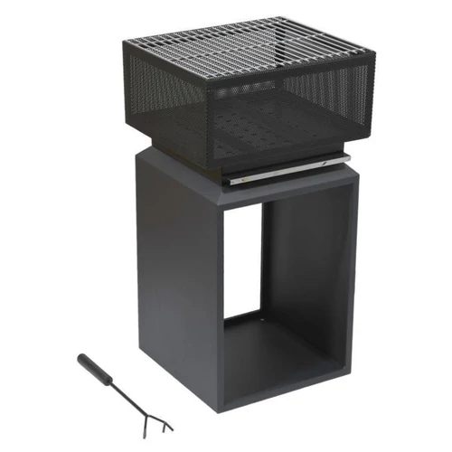 CUBE hordozható tűzrakó és grillsütő – 40×35 cm 13007