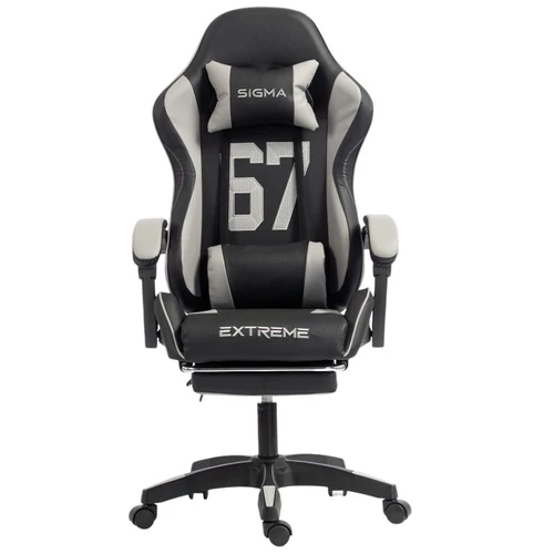 Kényelmes gamer szék lábtartóval – 150 kg teherbírással KO55SZ