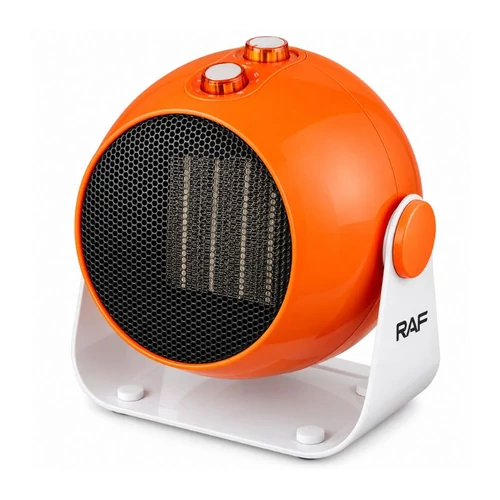 RAF Kerámia ventilátoros hősugárzó 1800 W – széles légtereléssel | Narancssárga 14860
