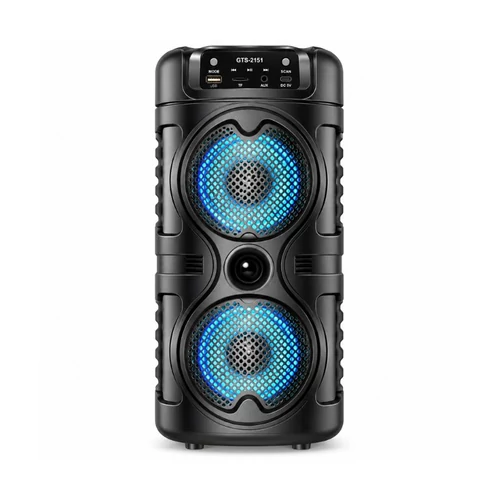 Hordozható Bluetooth hangszóró RGB világítással GTS-2151