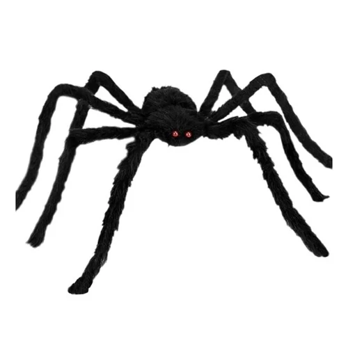 90 cm-es óriás pók Halloween dekoráció 21832