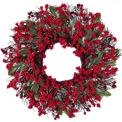 Dekoratív ajtókoszorú műberkenyével – 55cm WSN25