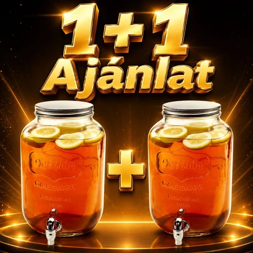 Perfect Home Csapos italadagoló 4L üveg  1+1 Ajánlat