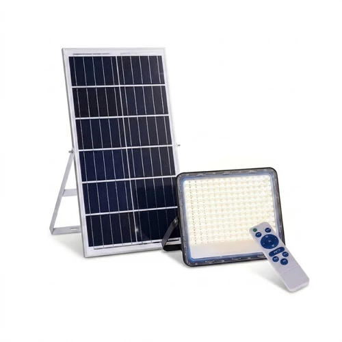 Napelemes led reflektor 400W távirányítóval