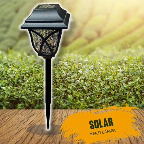 Négyzetes kerti solar lámpa